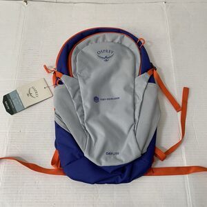 Osprey Daylite Backpack 13L Silver Blueberry Travel Hiking Minimal NEW (Logo)